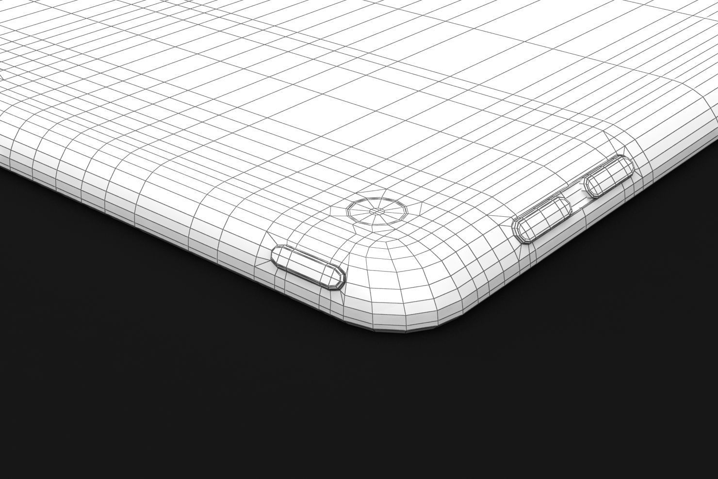 Apple iPad 9-7 2017 All Color Low-poly 3D model_57