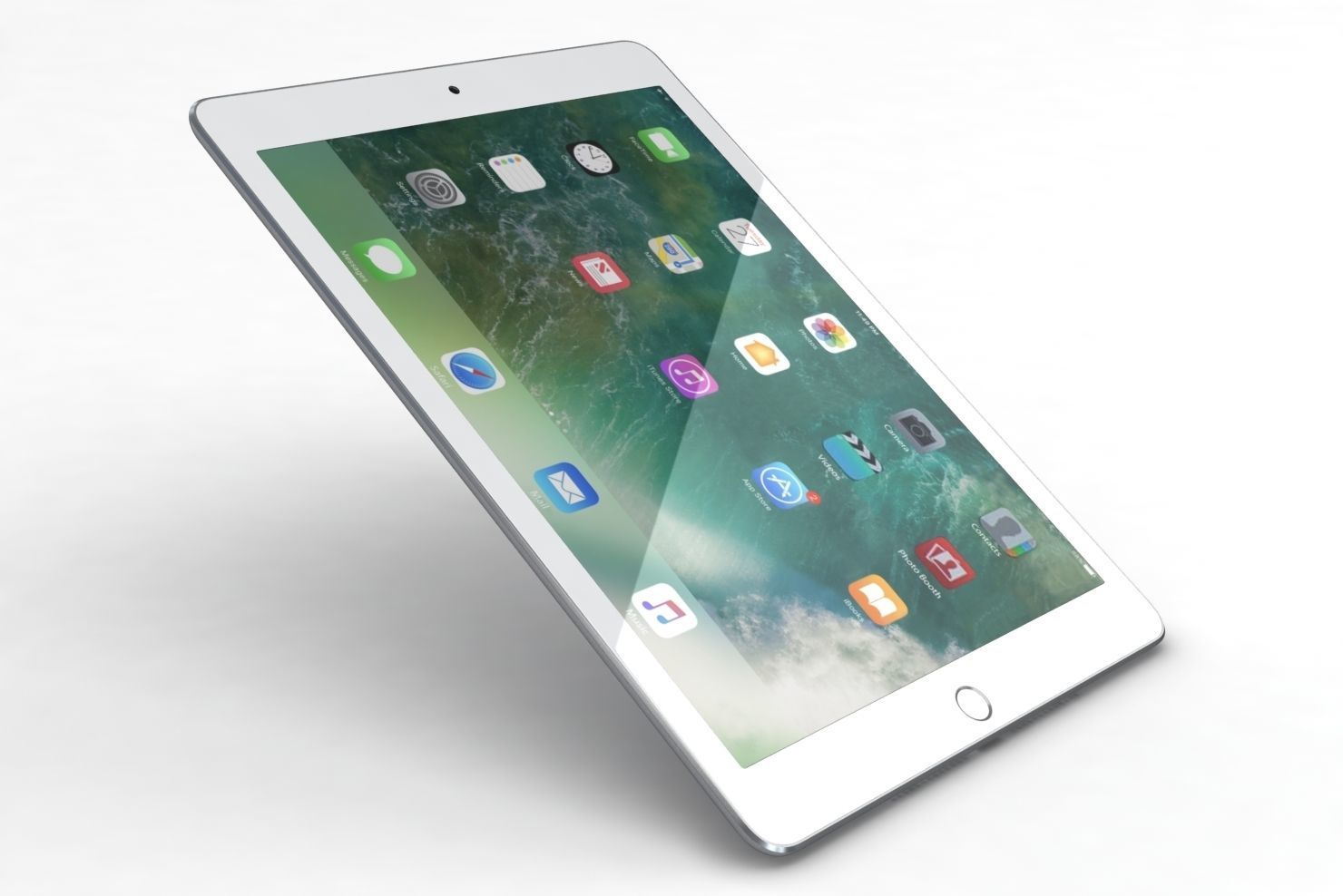 Apple iPad 9-7 2017 All Color Low-poly 3D model_29
