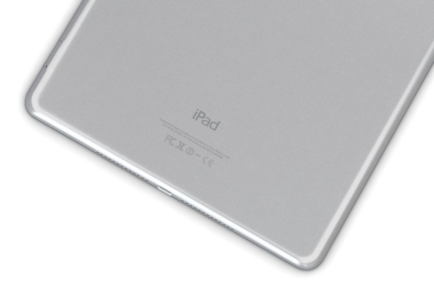 Apple iPad 9-7 2017 All Color Low-poly 3D model_22