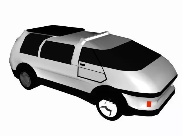car 4 futuristic vehicle Free 3D model