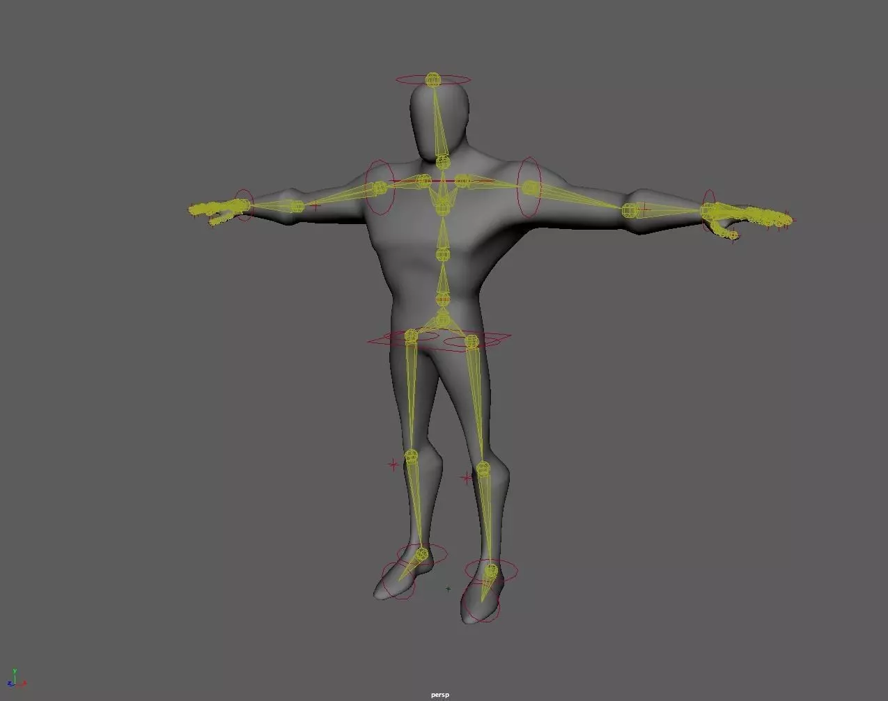 Simple Placeholder Character Low-poly 3D model