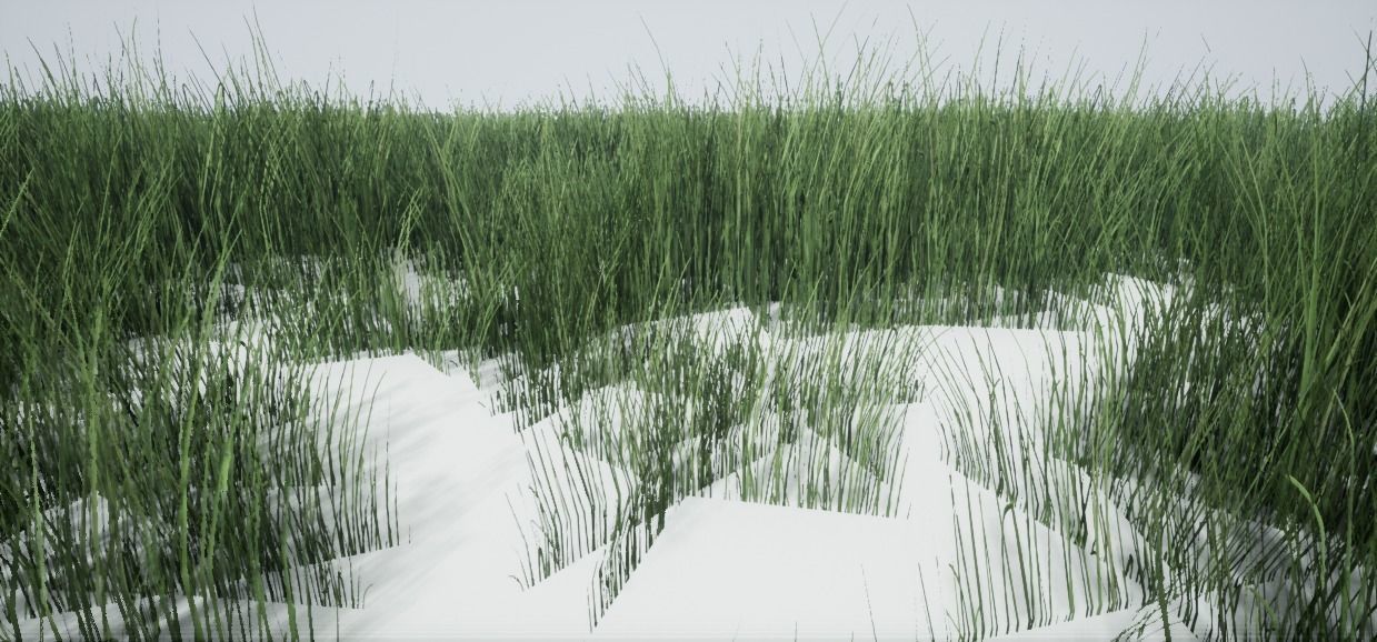Grass Green And Die Low-poly 3D model_6