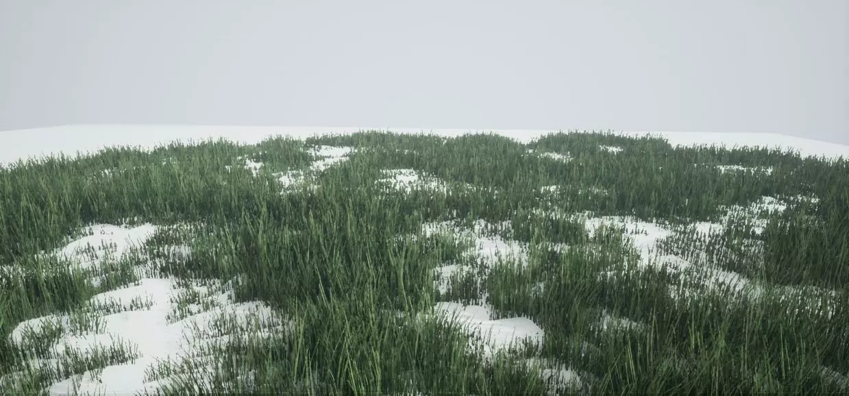 Grass Green And Die Low-poly 3D model_0