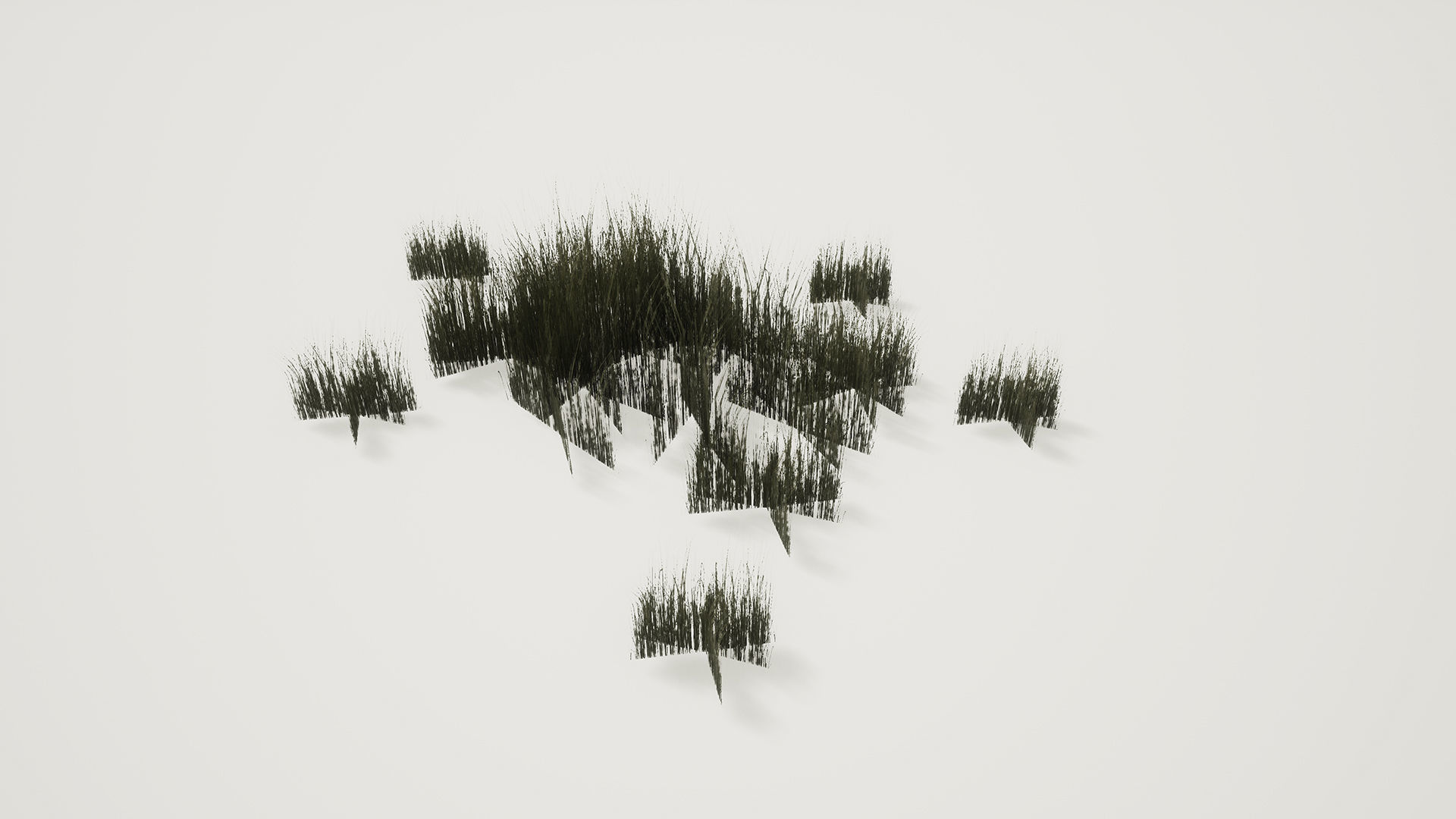 Grass Green And Die Low-poly 3D model_27