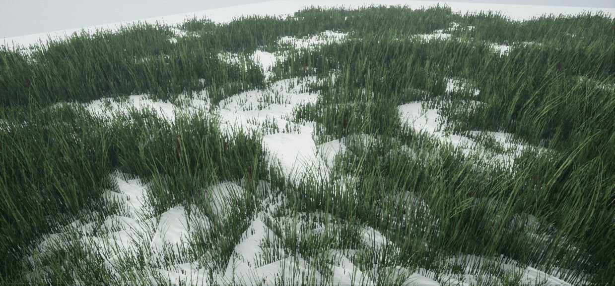 Grass Green And Die Low-poly 3D model_2