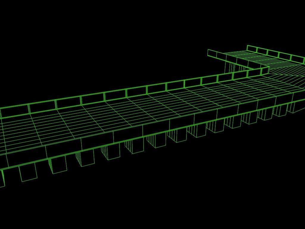 The Matrix Freeway Low-poly 3D model_2