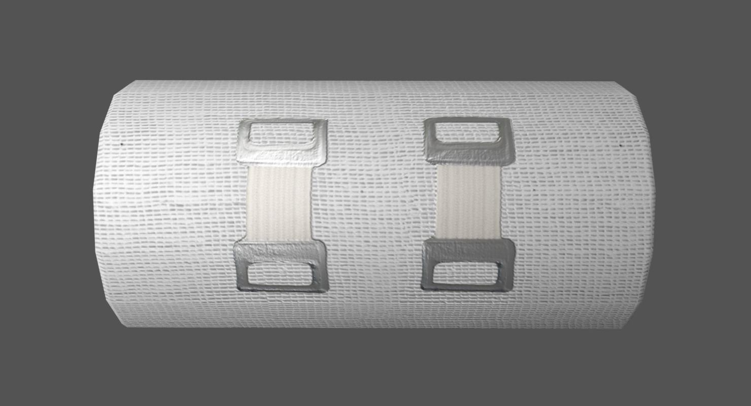 Elastic Bandage Clips Low-poly 3D model_4