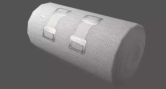 Elastic Bandage Clips Low-poly 3D model