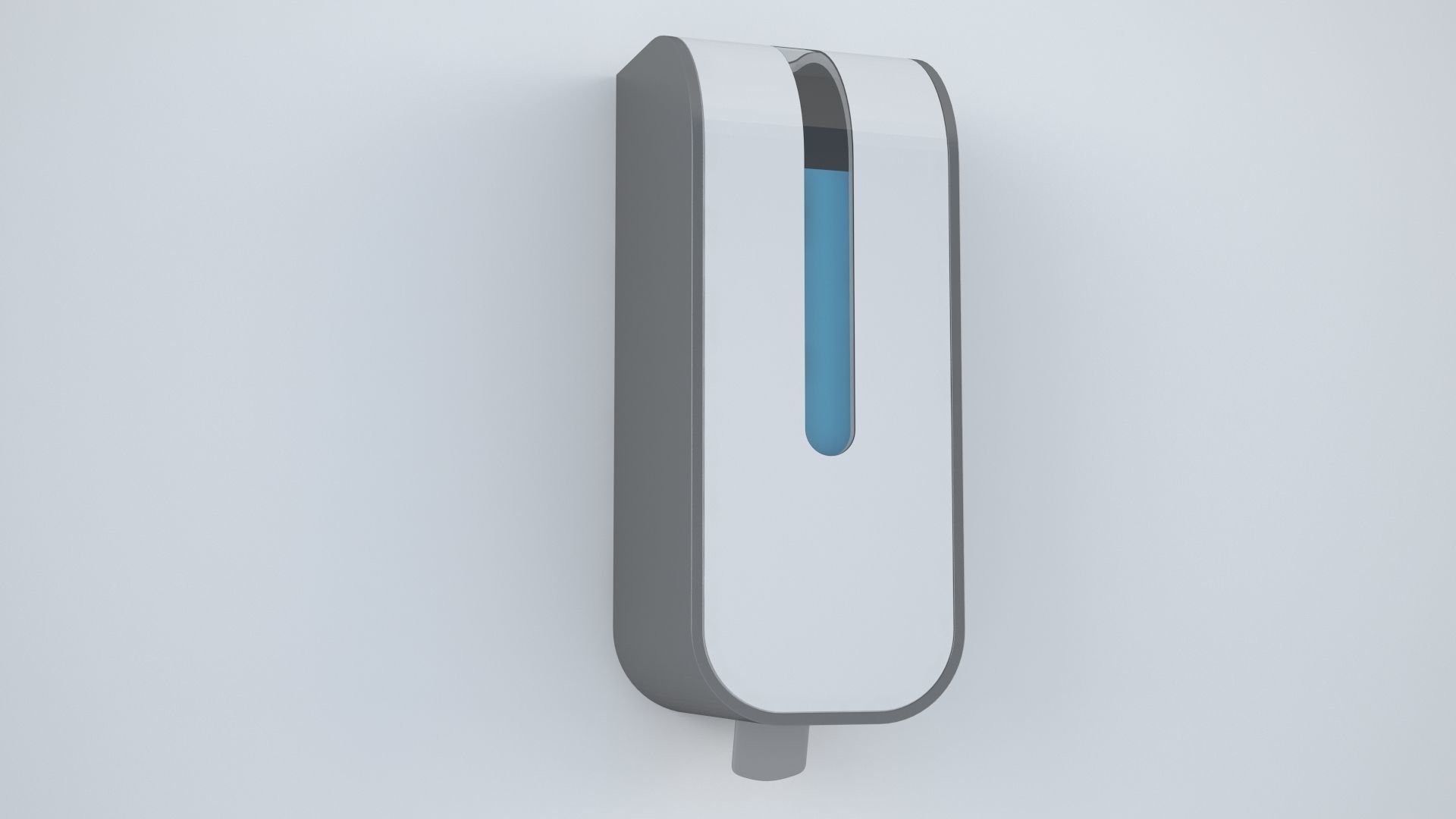 Soap Dispenser Wall 3D model_3