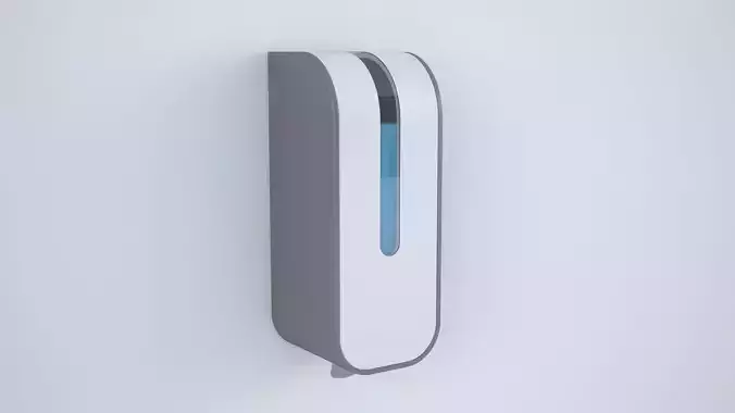 Soap Dispenser Wall 3D model