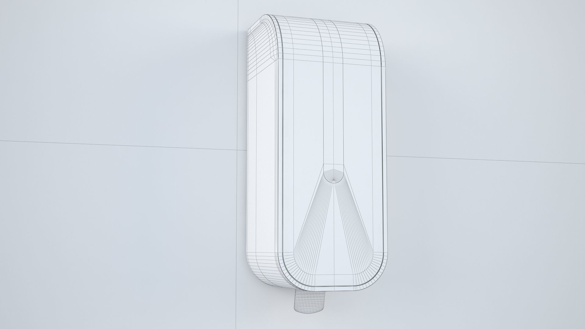 Soap Dispenser Wall 3D model_8