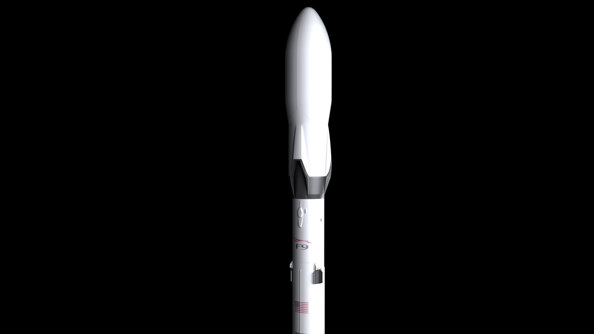 Falcon 9 Fully Reusable 3D model_4