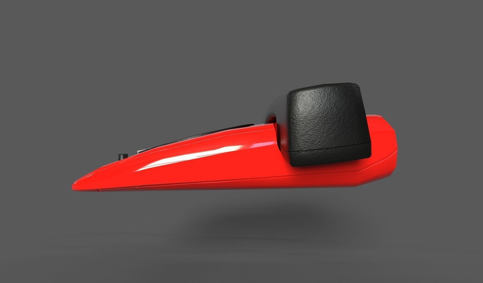 Vintage Rotary Dial Telephone Low-poly 3D model_3