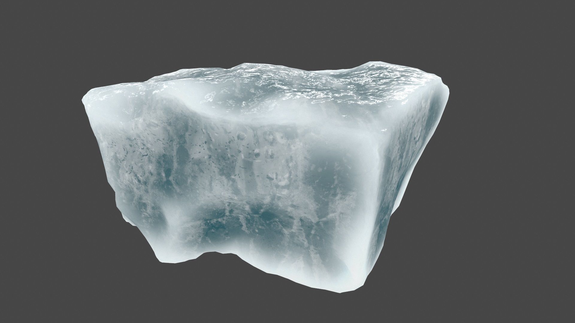ice 2 rock Low-poly 3D model_5