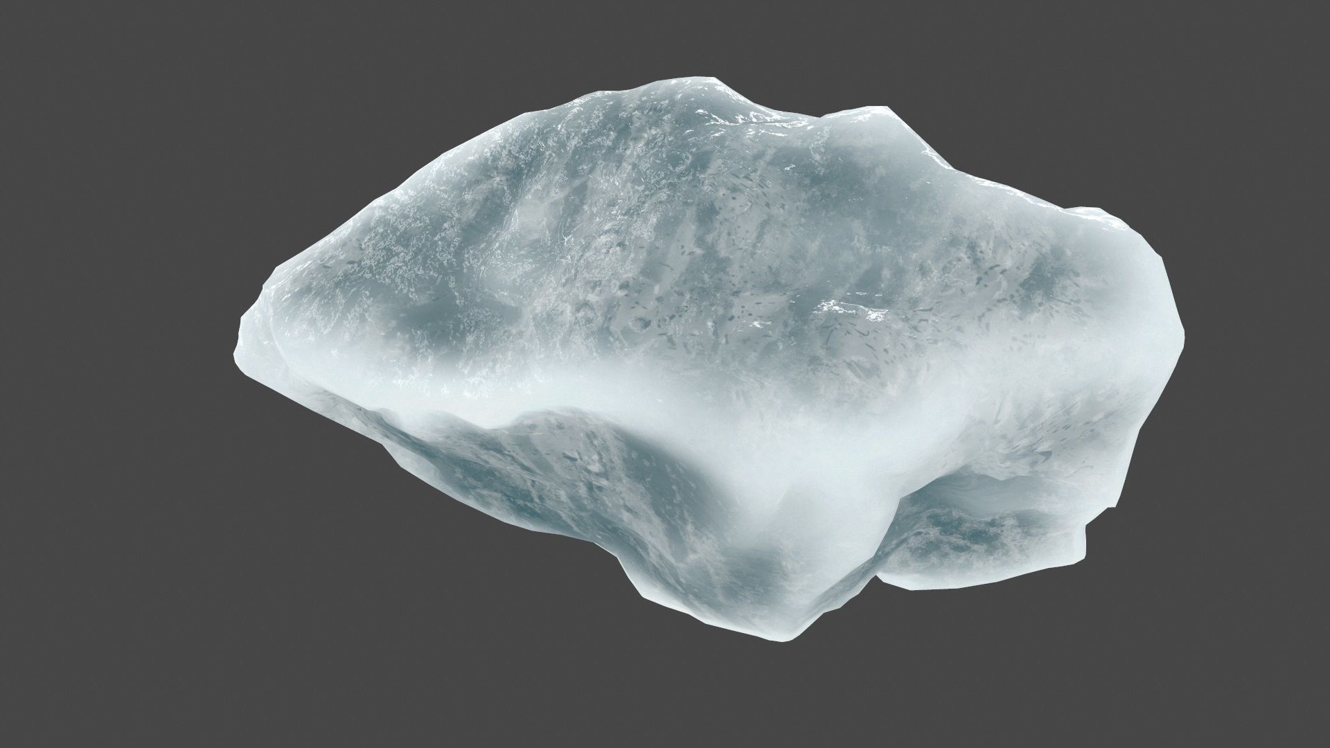ice 2 rock Low-poly 3D model_3