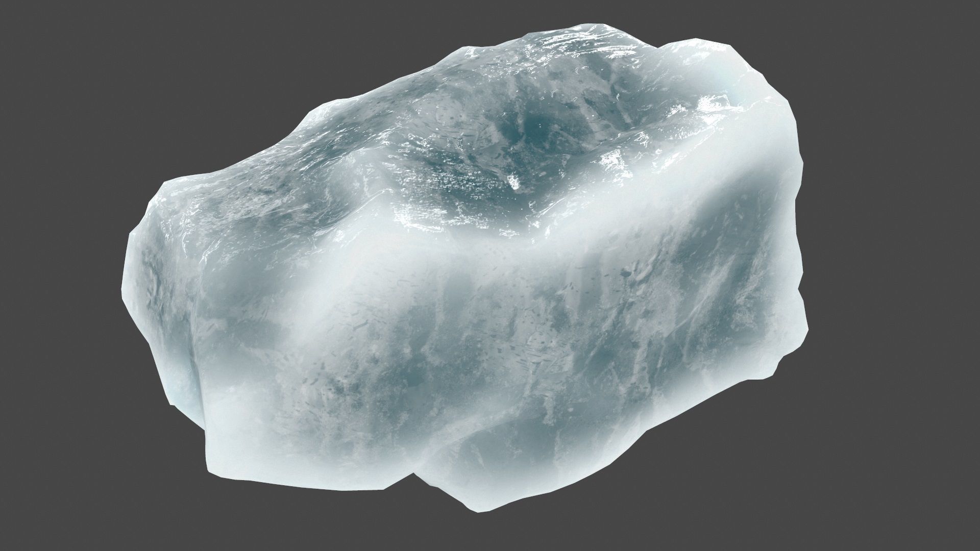 ice 2 rock Low-poly 3D model_6