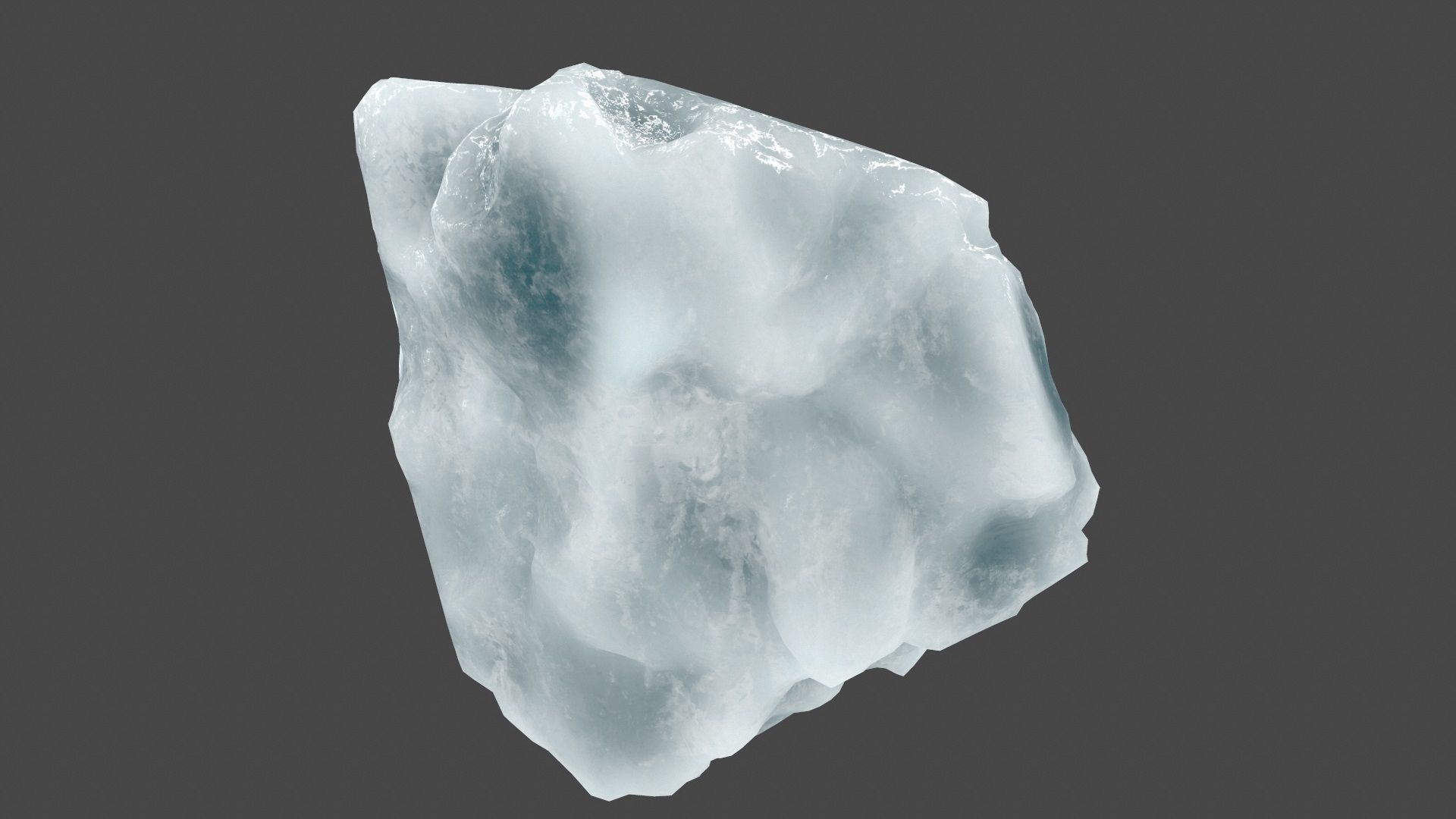 ice 4 piece of Low-poly 3D model_1