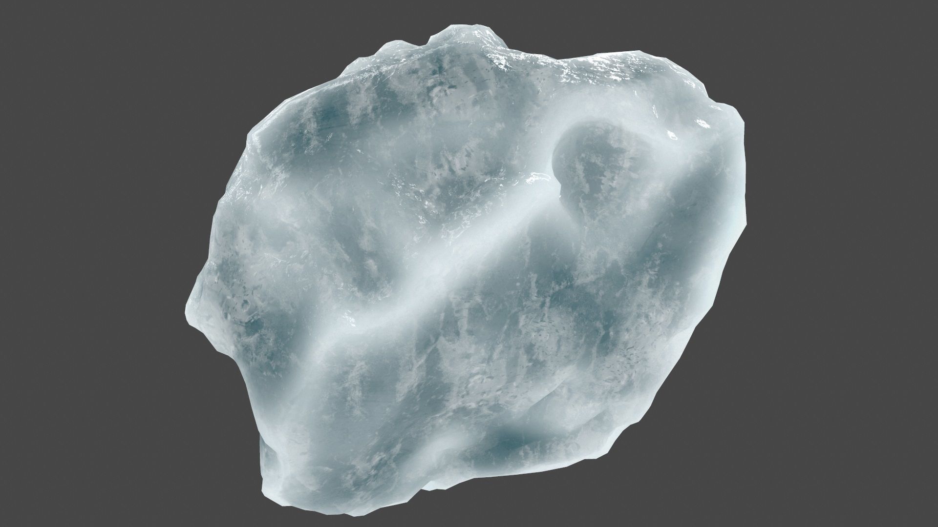 ice 4 piece of Low-poly 3D model_6