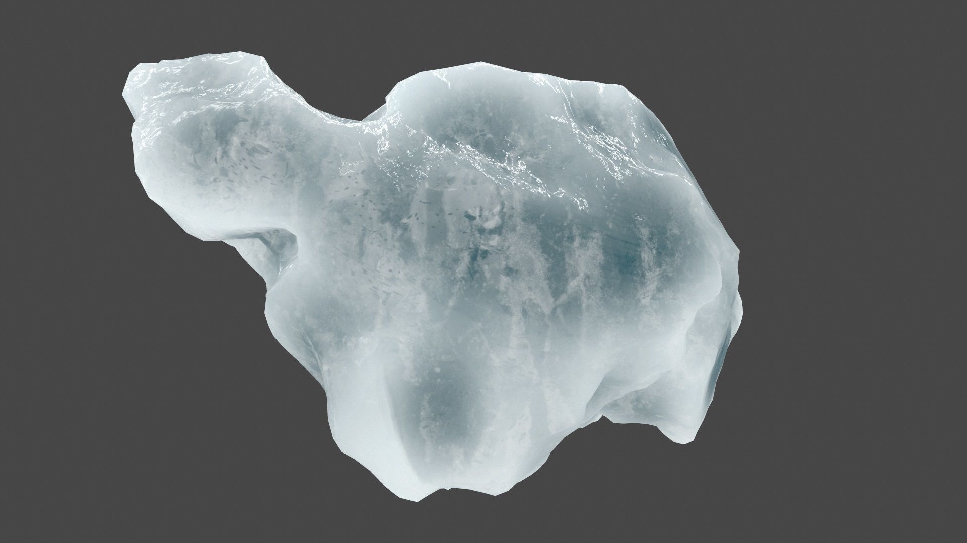 ice 4 piece of Low-poly 3D model_5