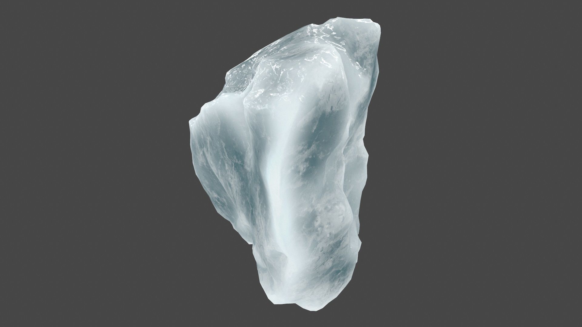 ice 4 piece of Low-poly 3D model_2