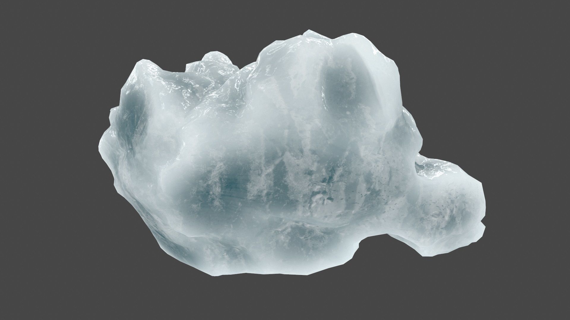 ice 4 piece of Low-poly 3D model_4