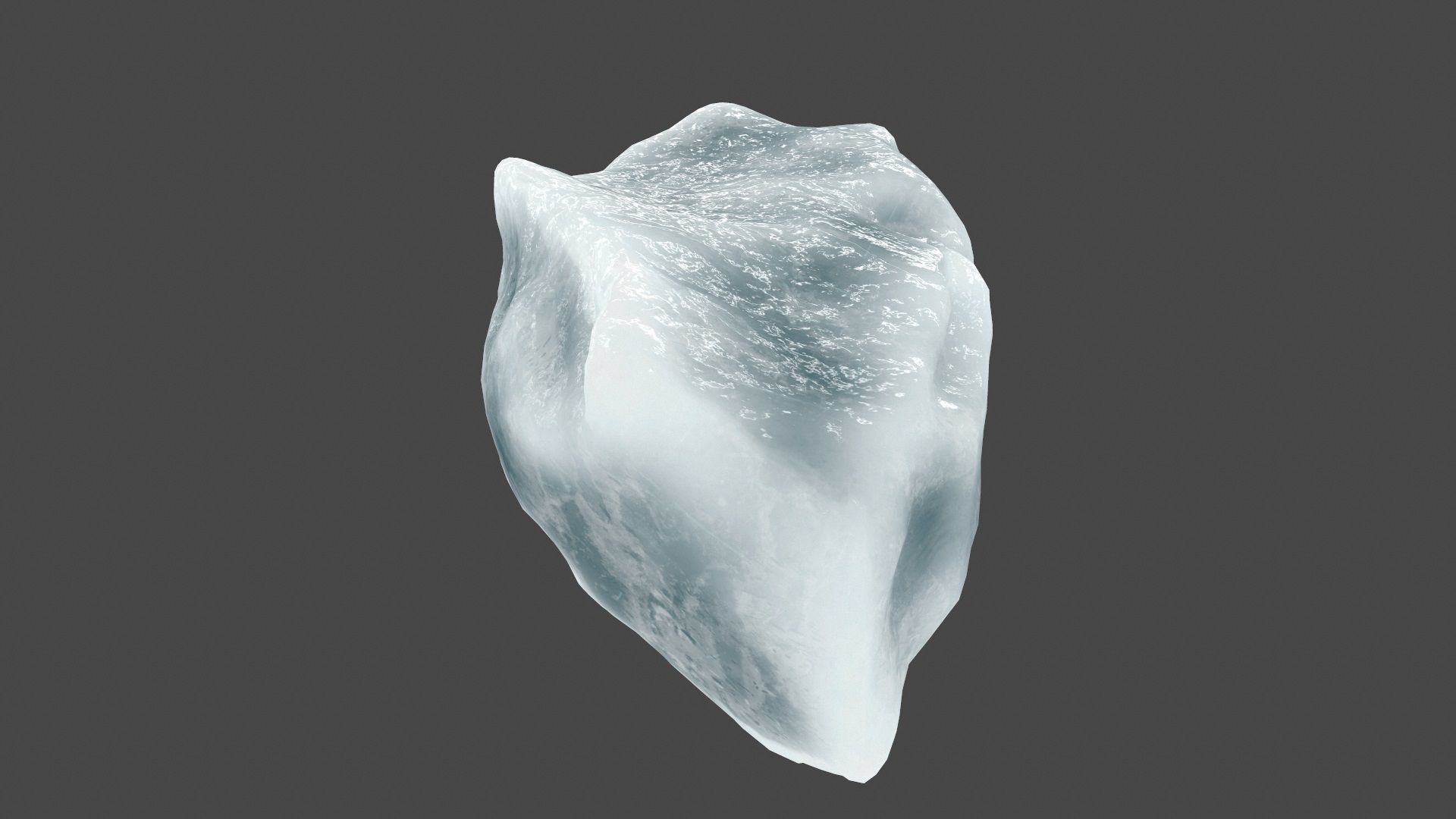 ice 6 piece of Low-poly 3D model_3