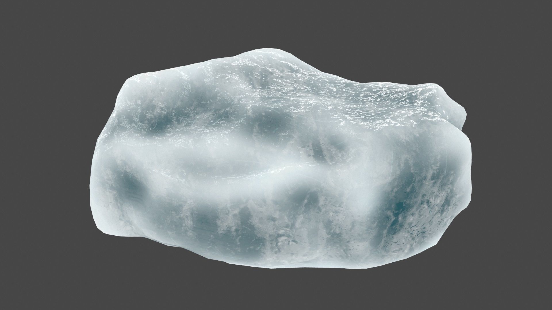 ice 6 piece of Low-poly 3D model_4