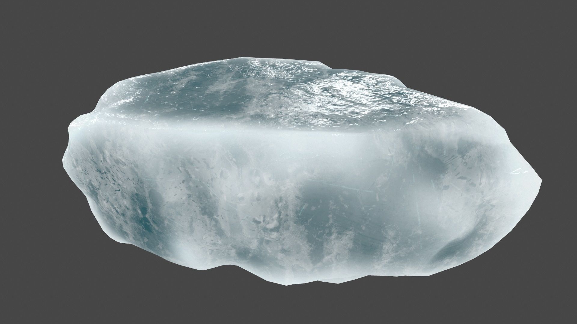 ice 6 piece of Low-poly 3D model_2