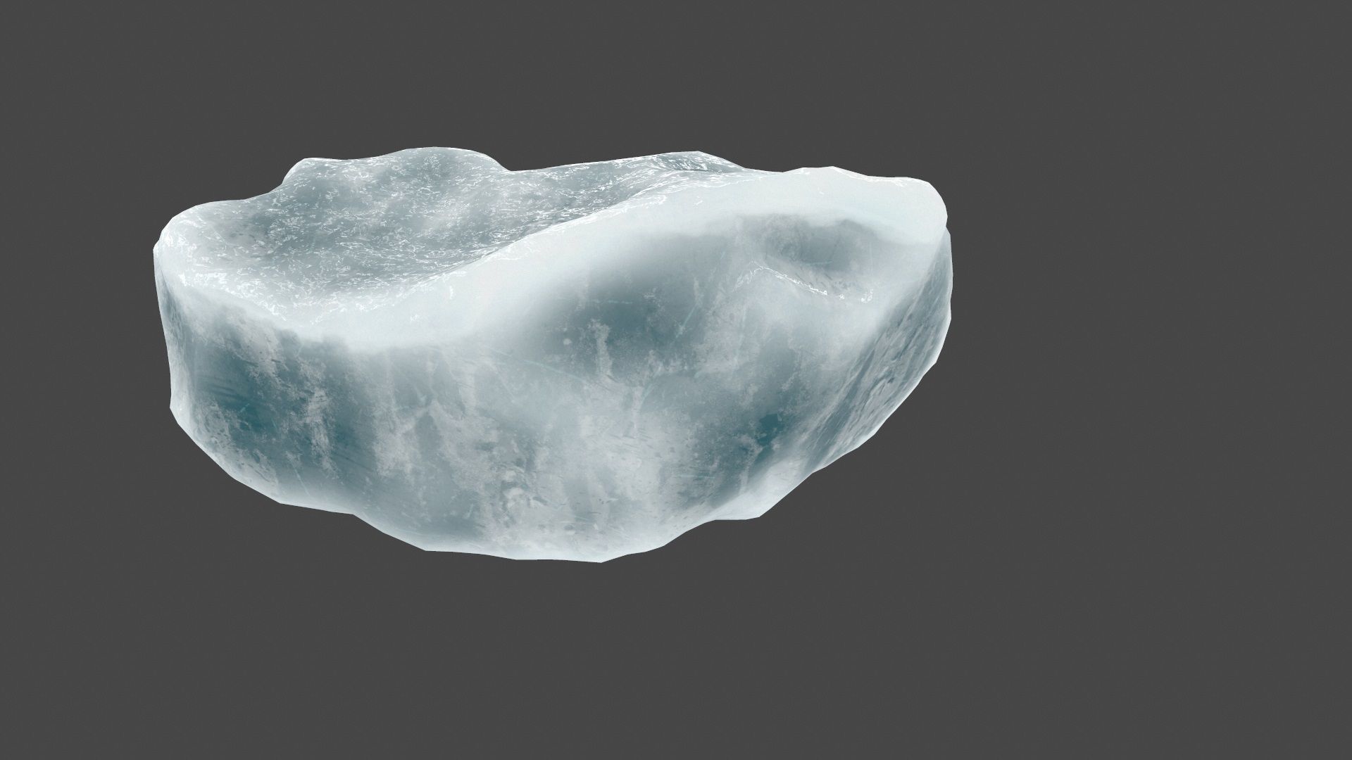 ice 6 piece of Low-poly 3D model_1