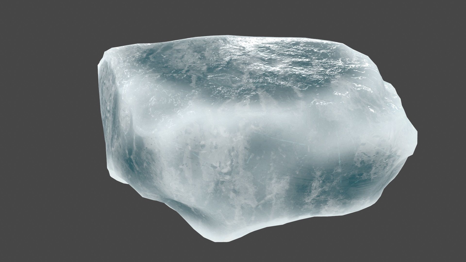 ice 6 piece of Low-poly 3D model_6