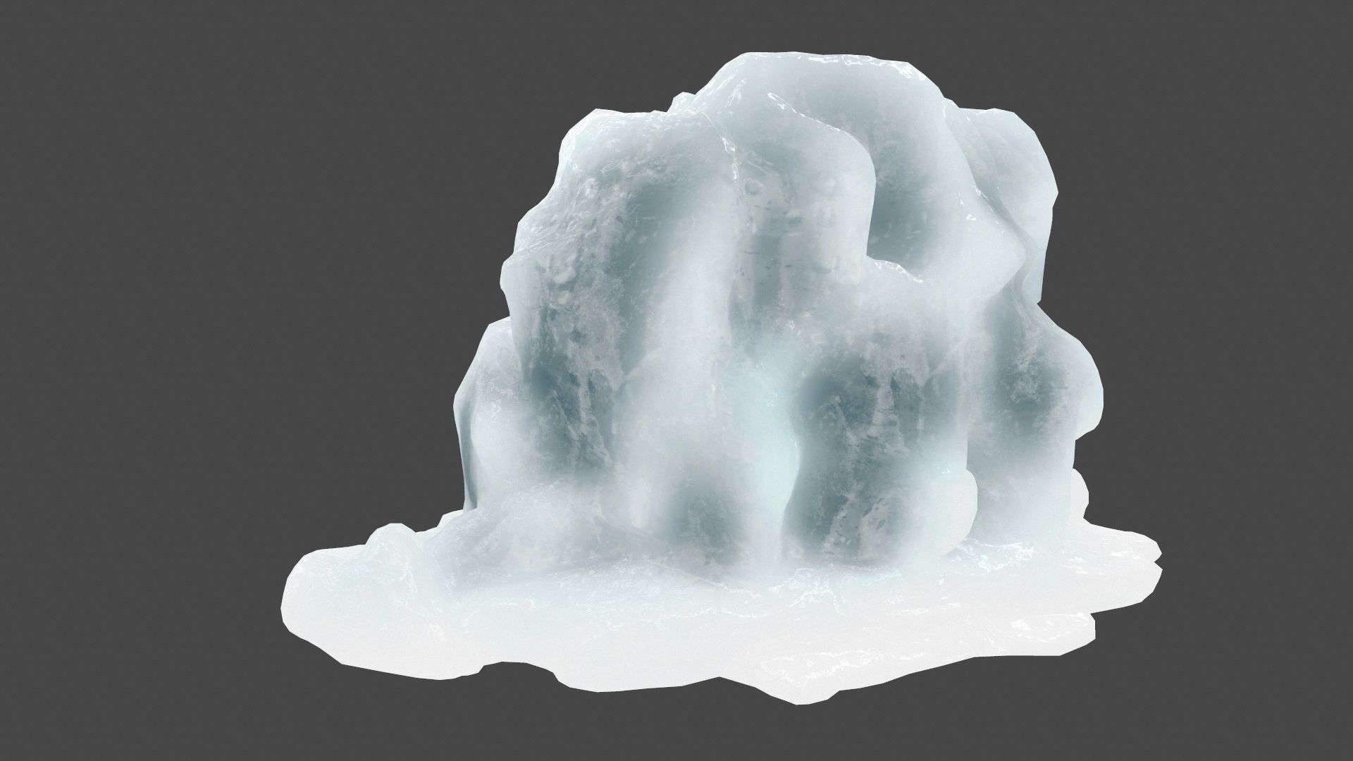 ice 10 Low-poly 3D model_1