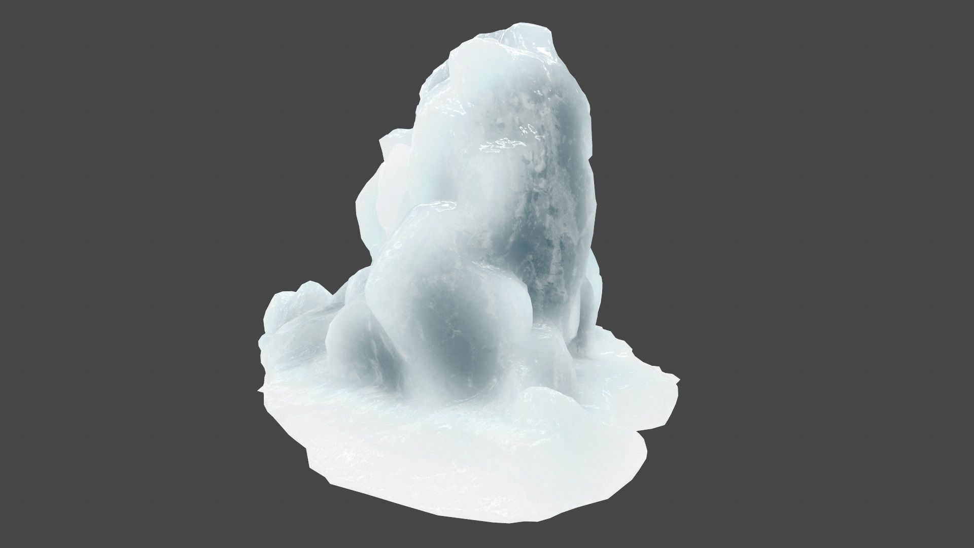ice 10 Low-poly 3D model_2