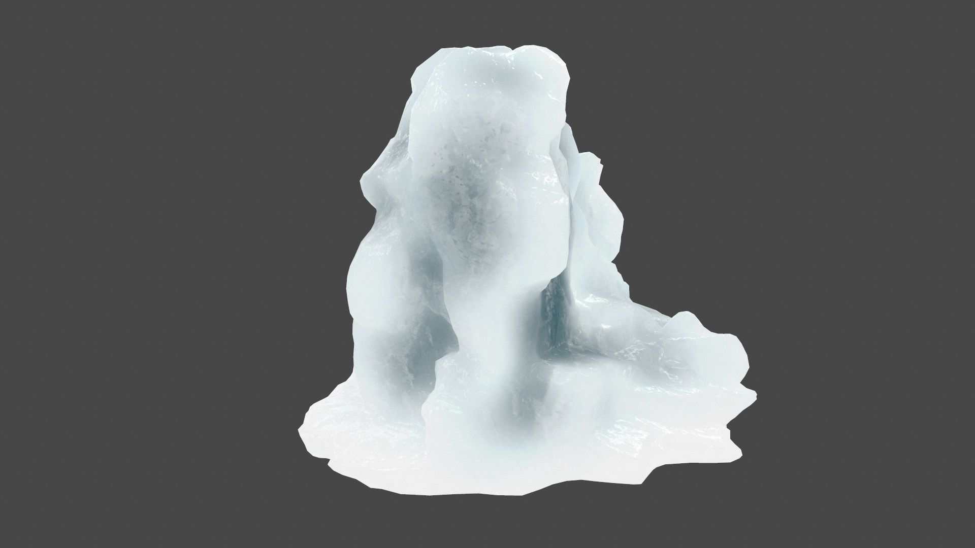 ice 10 Low-poly 3D model_3