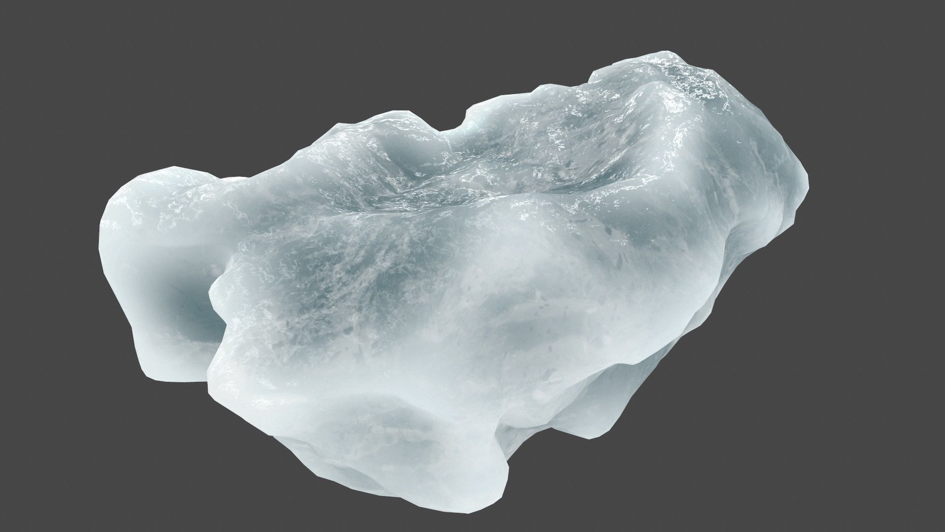 ice 14 Low-poly 3D model_5