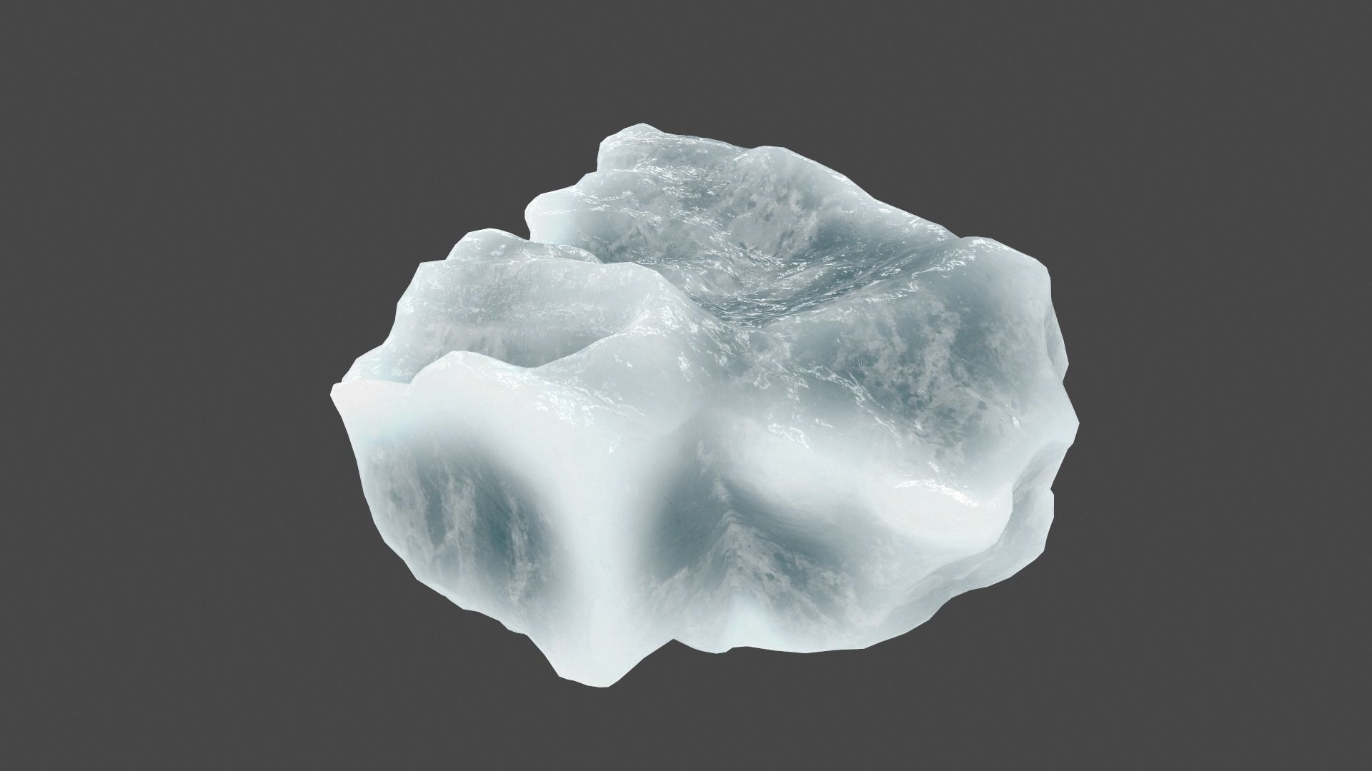 ice 14 Low-poly 3D model_1