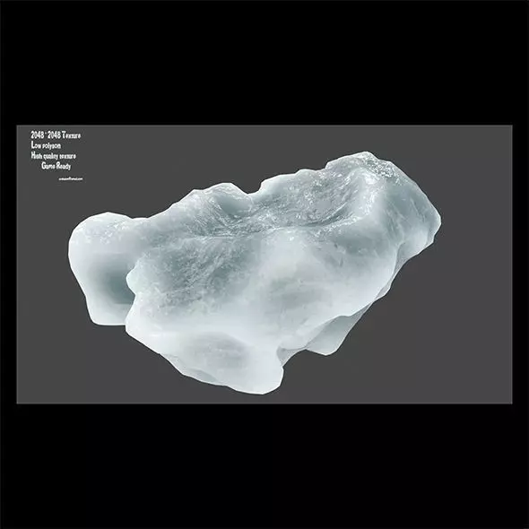 ice 14 Low-poly 3D model_0