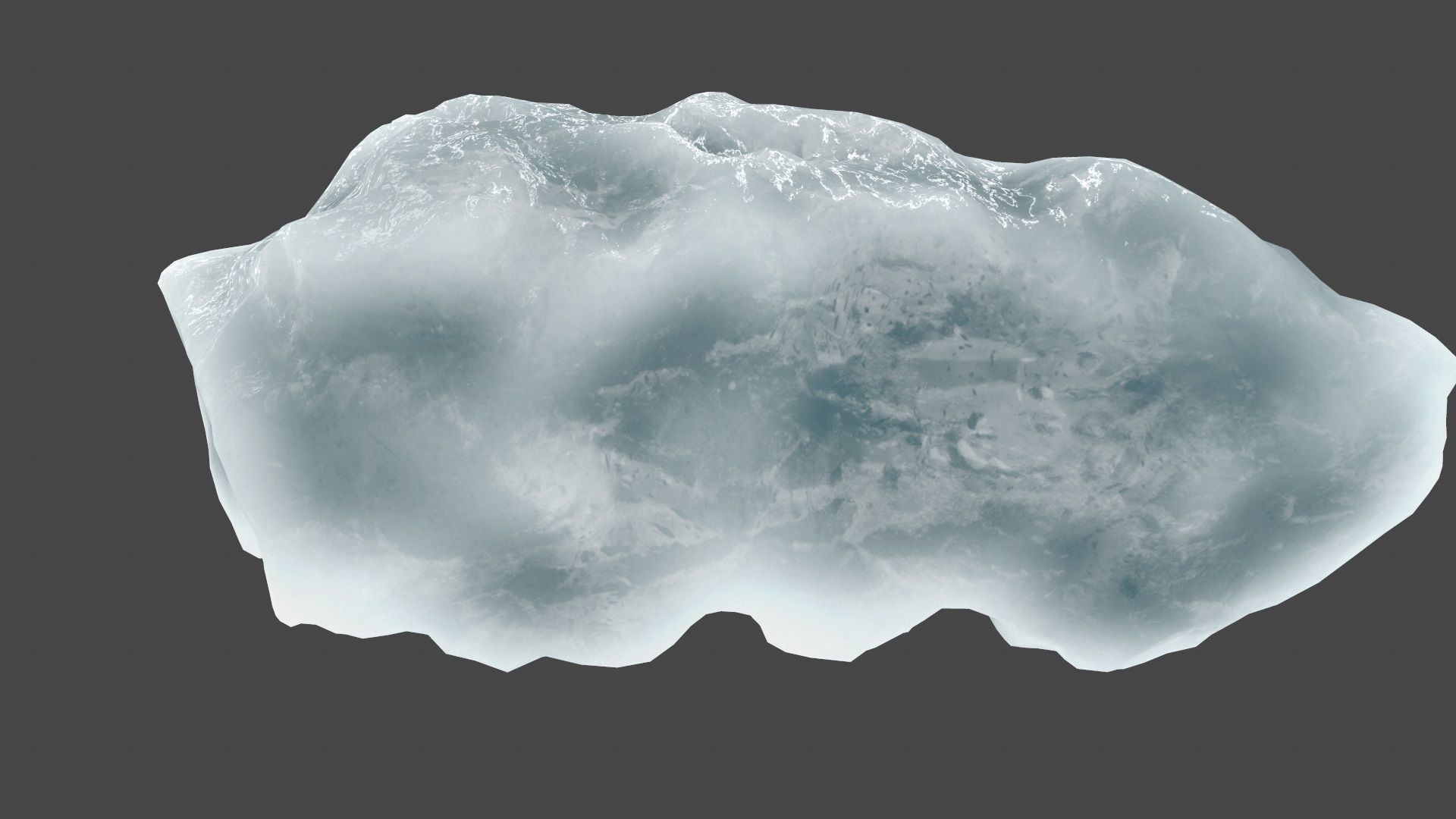 ice 14 Low-poly 3D model_4