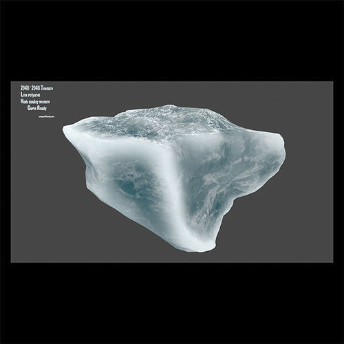 ice 15 Low-poly 3D model