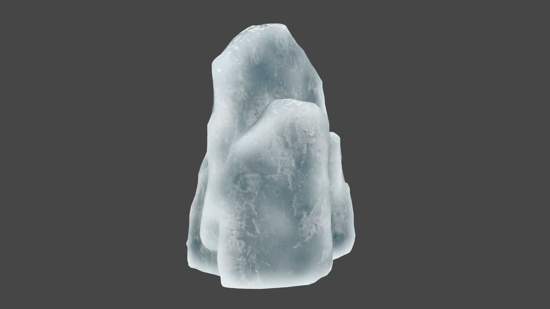 ice 19 Low-poly 3D model_2