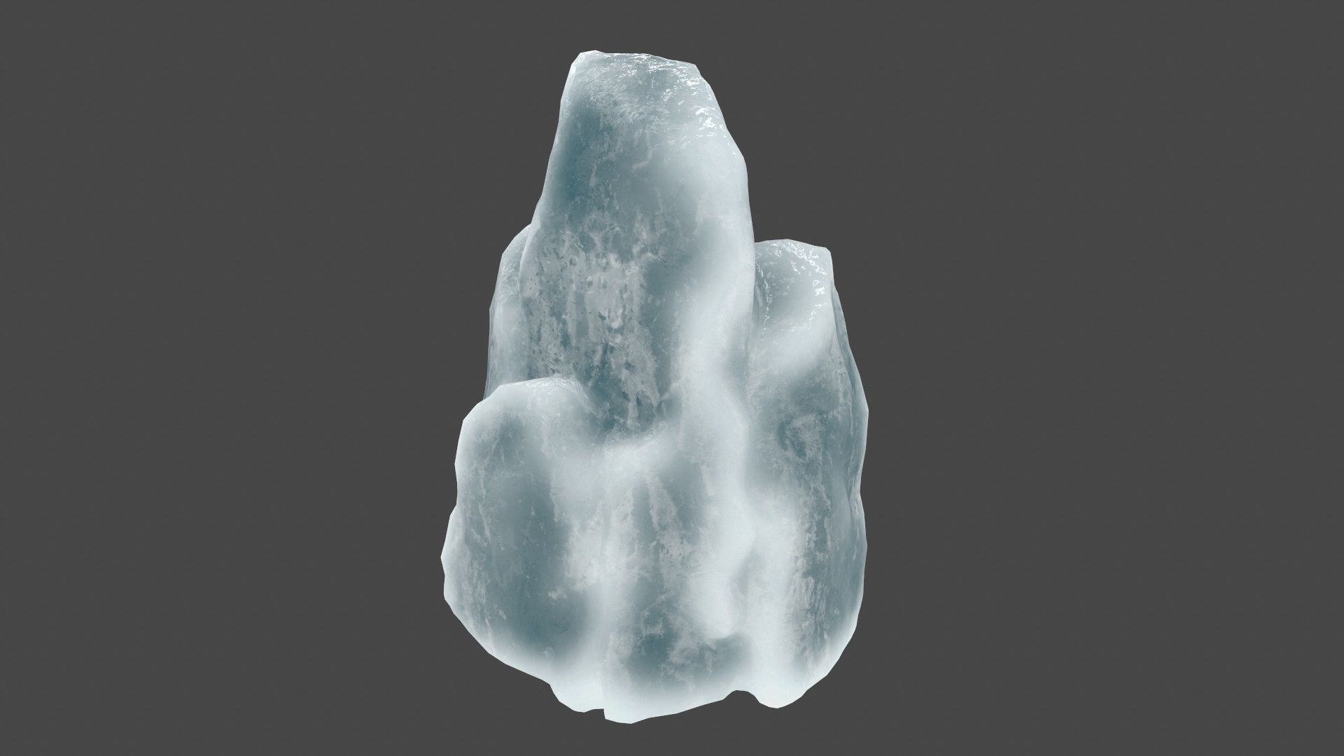 ice 19 Low-poly 3D model_6