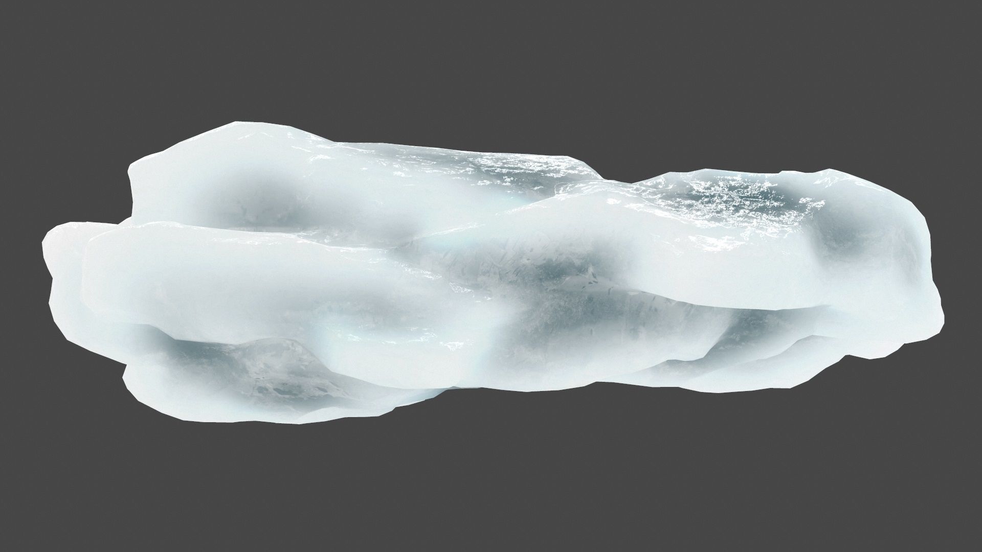 ice 22 Low-poly 3D model_2