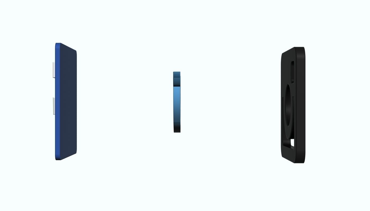 Social Media Icons Low-poly 3D model_5