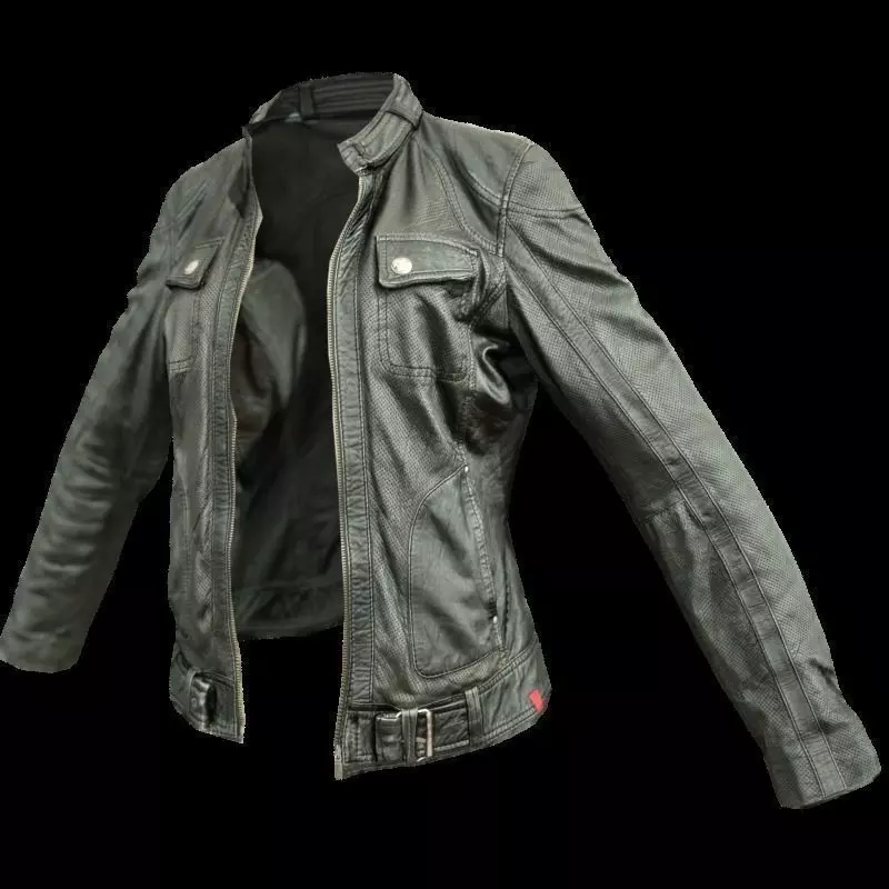 Black Leather Jacket Low-poly 3D model