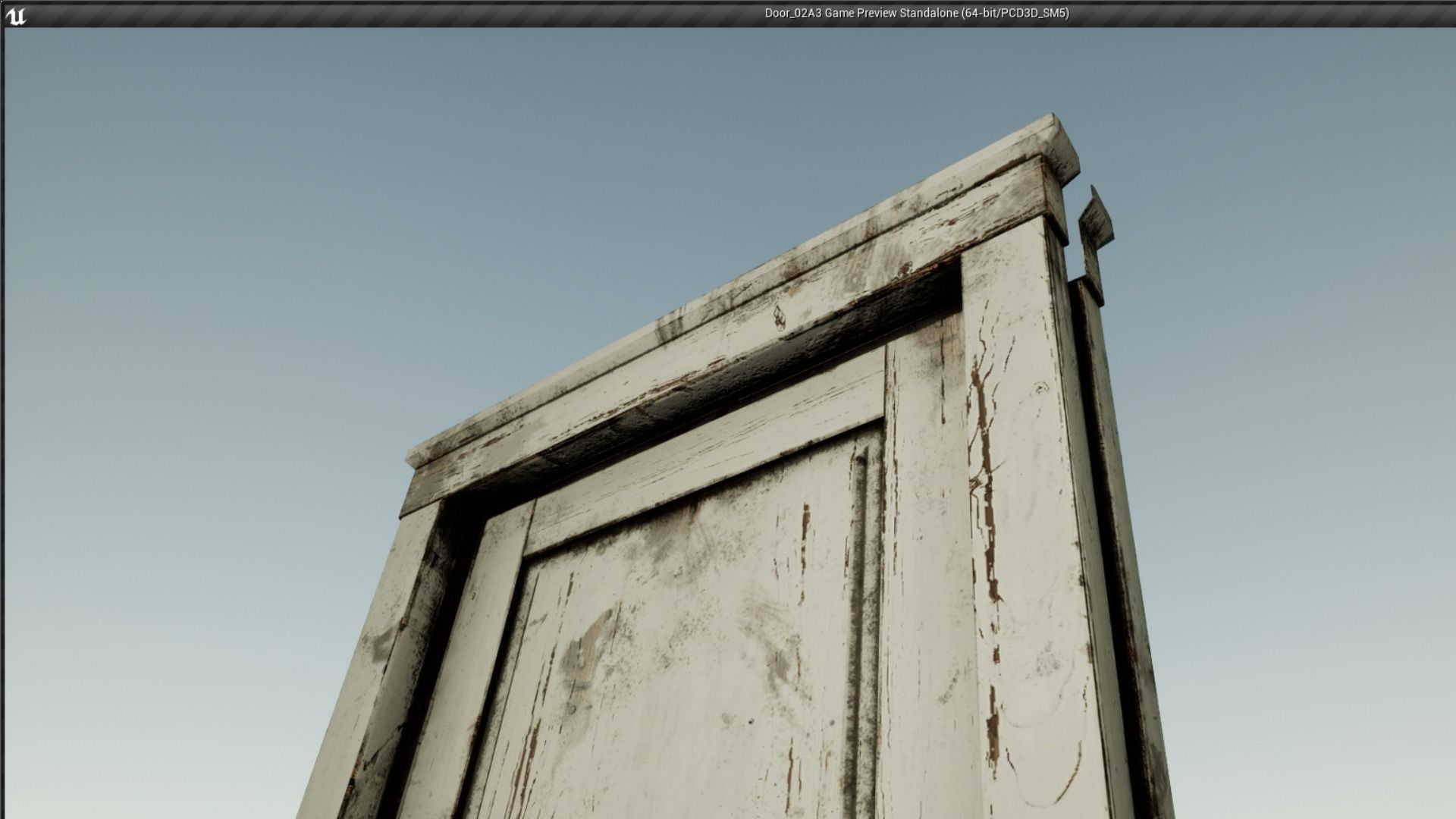 InteractiveDoorBPV03 UE4 Low-poly 3D model_4