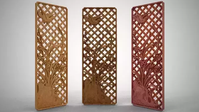 Bird Room Divider Ornament 3D print model