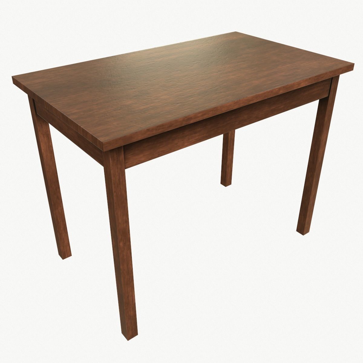 Wood Table Low Poly PBR Game Ready Asset tabble Low-poly 3D model_3