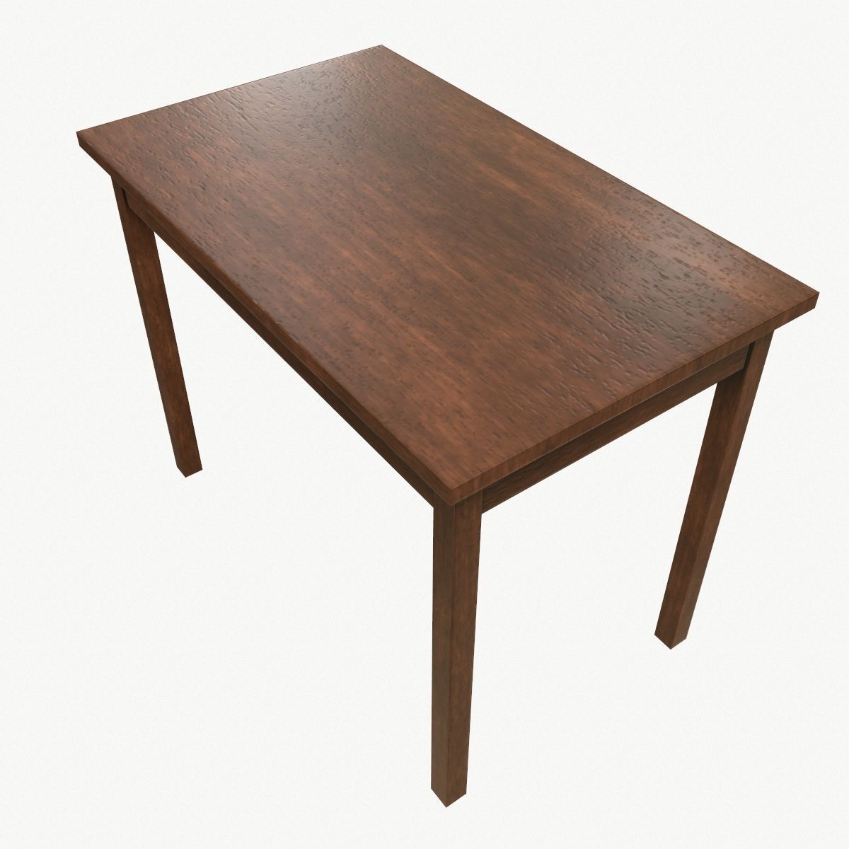 Wood Table Low Poly PBR Game Ready Asset tabble Low-poly 3D model_2