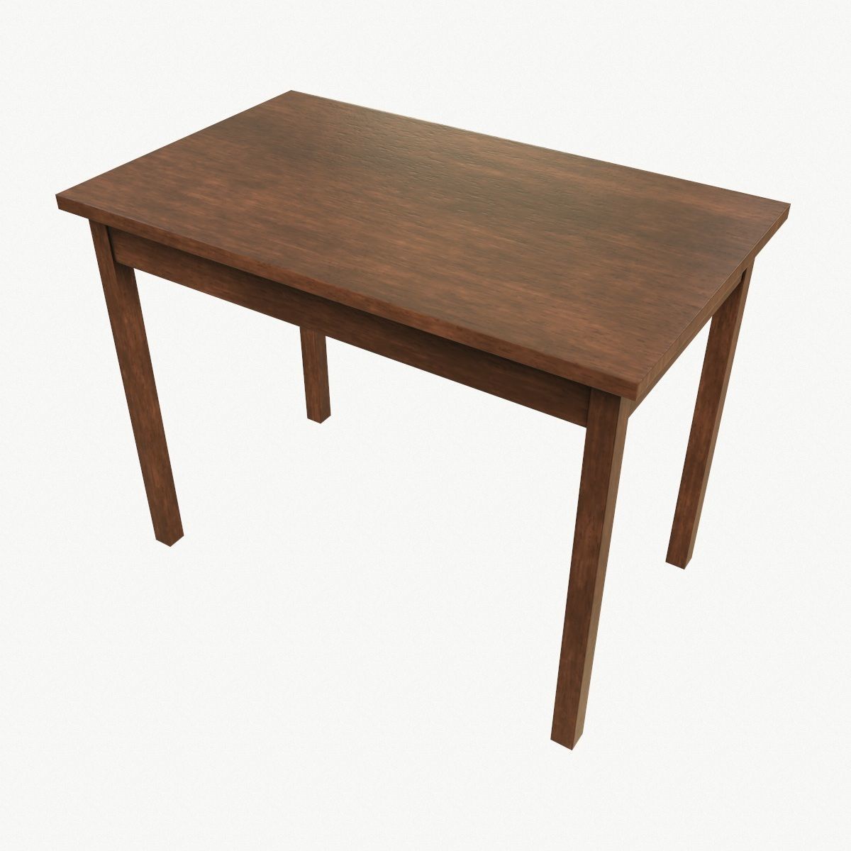 Wood Table Low Poly PBR Game Ready Asset tabble Low-poly 3D model_5