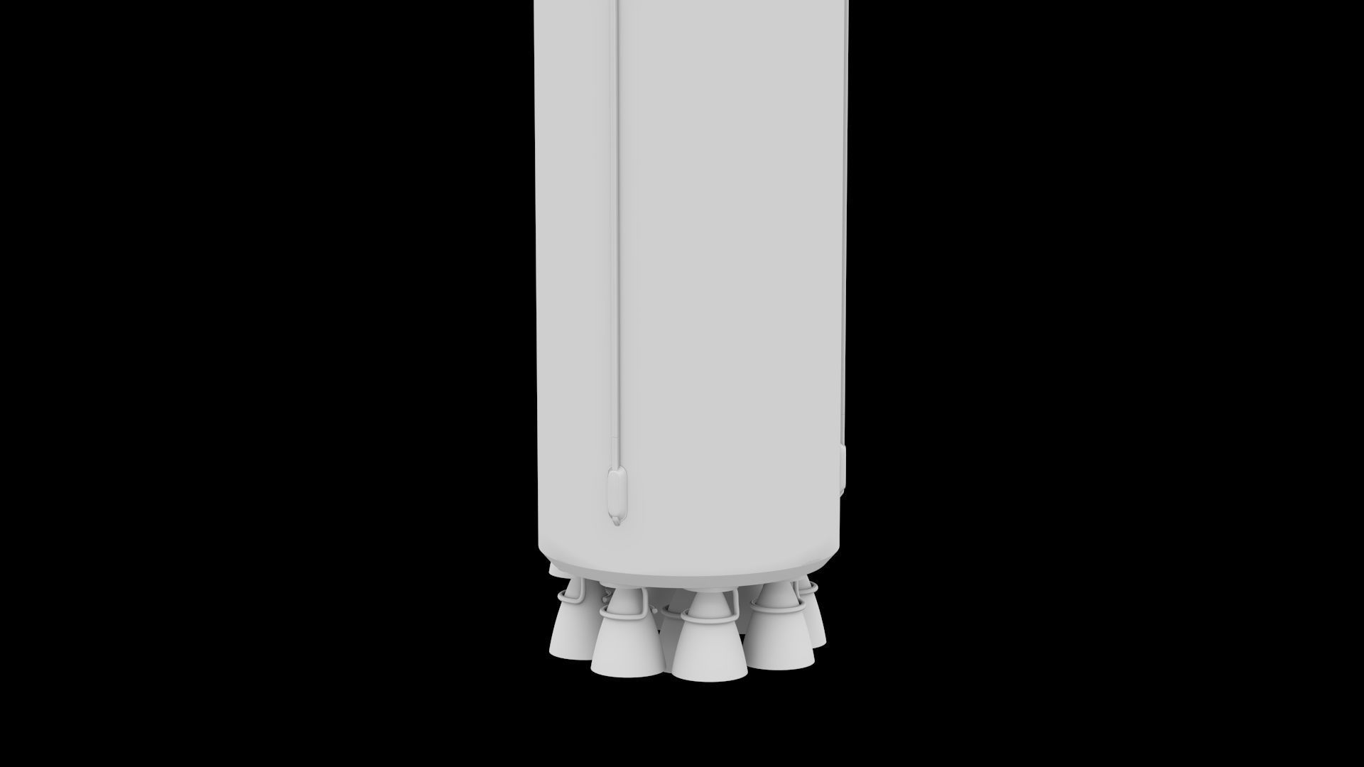 Falcon Heavy  Non Reusable 3D model_10