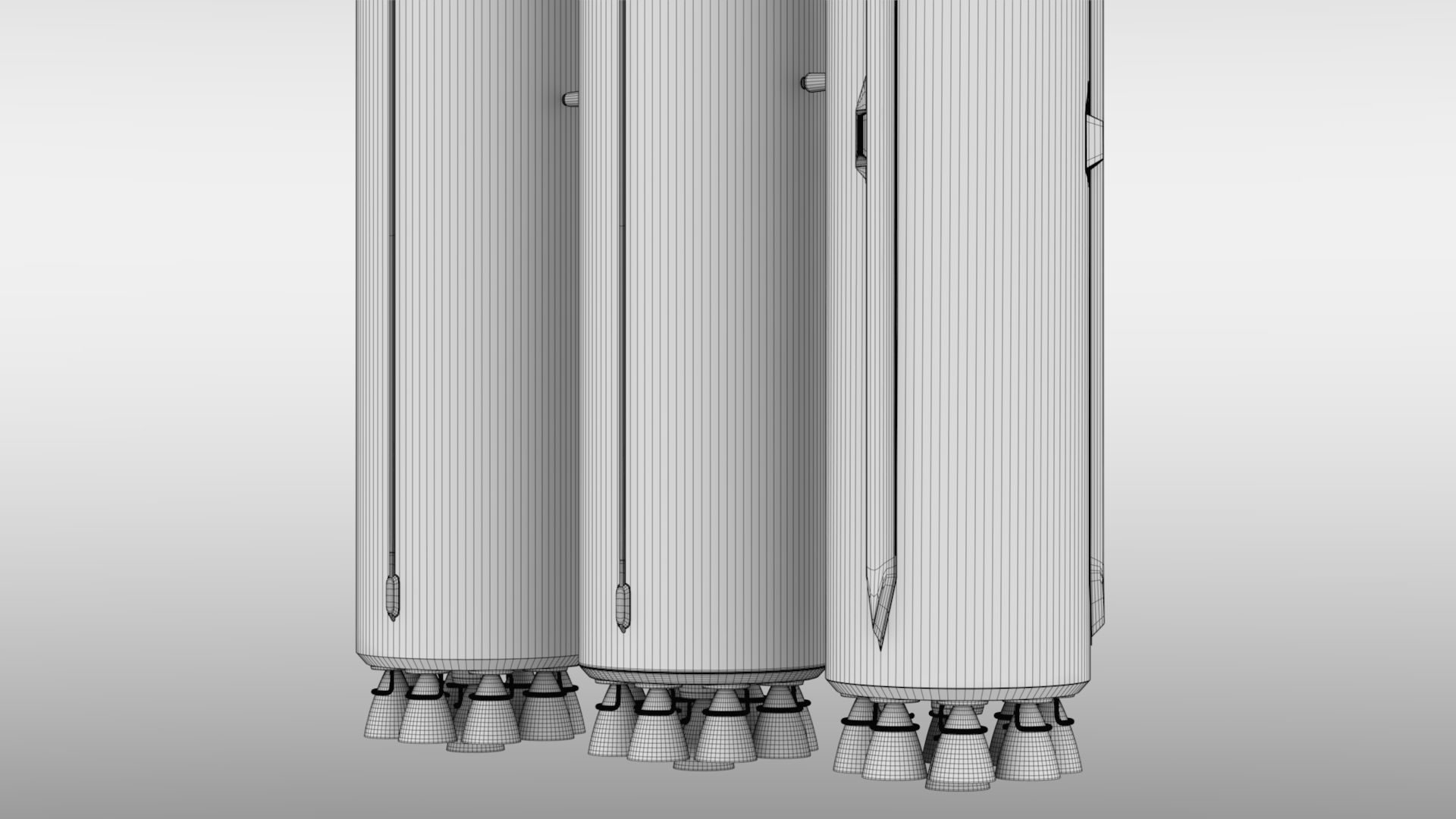 Falcon Heavy  Non Reusable 3D model_16